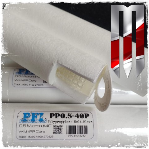 meltblown pp core cartridge filter spun