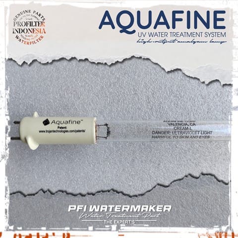 Aquafine UV lamp water treatment system